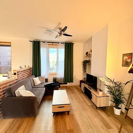 Apartment Bright Loft-style Duplex 6 People Dunkirk Coudekerque-Branche