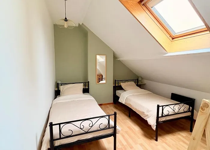 Bright Loft-style Duplex 6 People Dunkirk Apartment