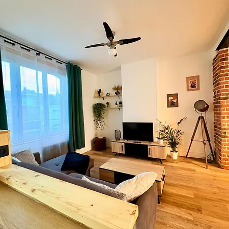 Bright Loft-style Duplex 6 People Dunkirk Appartement *