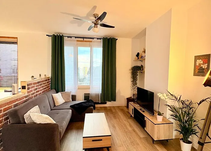 Lägenhet Bright Loft-style Duplex 6 People Dunkirk Coudekerque-Branche