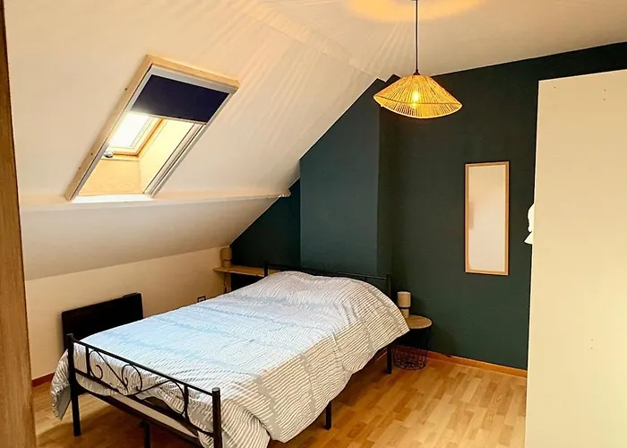 Bright Loft-style Duplex 6 People Dunkirk Coudekerque-Branche